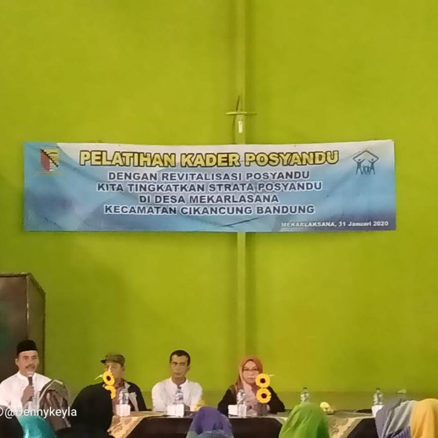 Pelatihan Kader Posyandu Desa Mekarlaksana 2020
